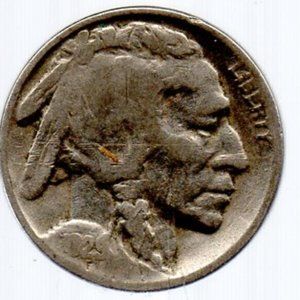 Rare 1929 Buffalo (Indian Head) Nickel -Estate Find